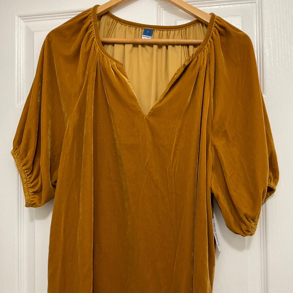 Old Navy- Mustard Blouse